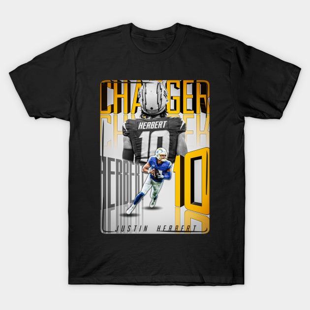 Justin Herbert 10 T-Shirt by NFLapparel